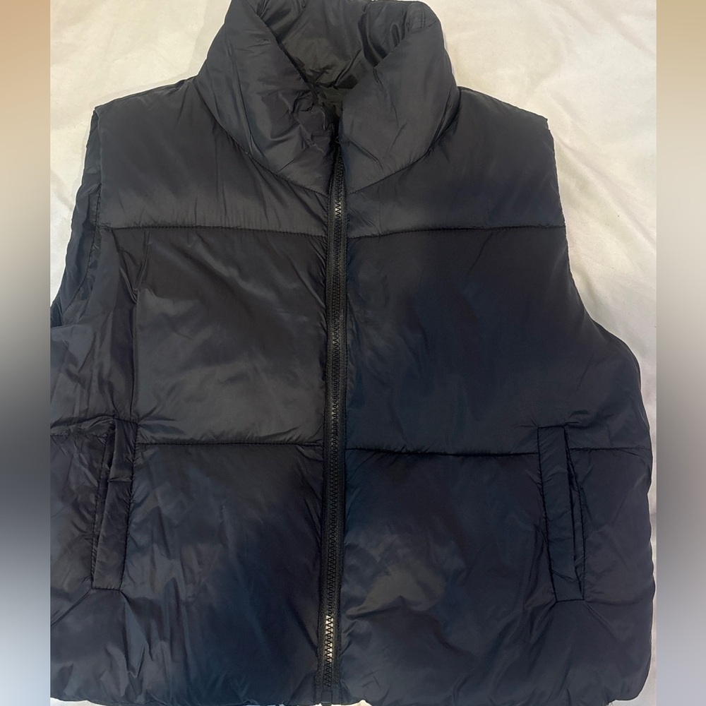 Black Puffer Vest
